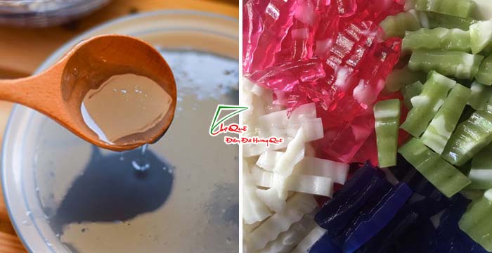 Nấu thạch để l&agrave;m ch&egrave;